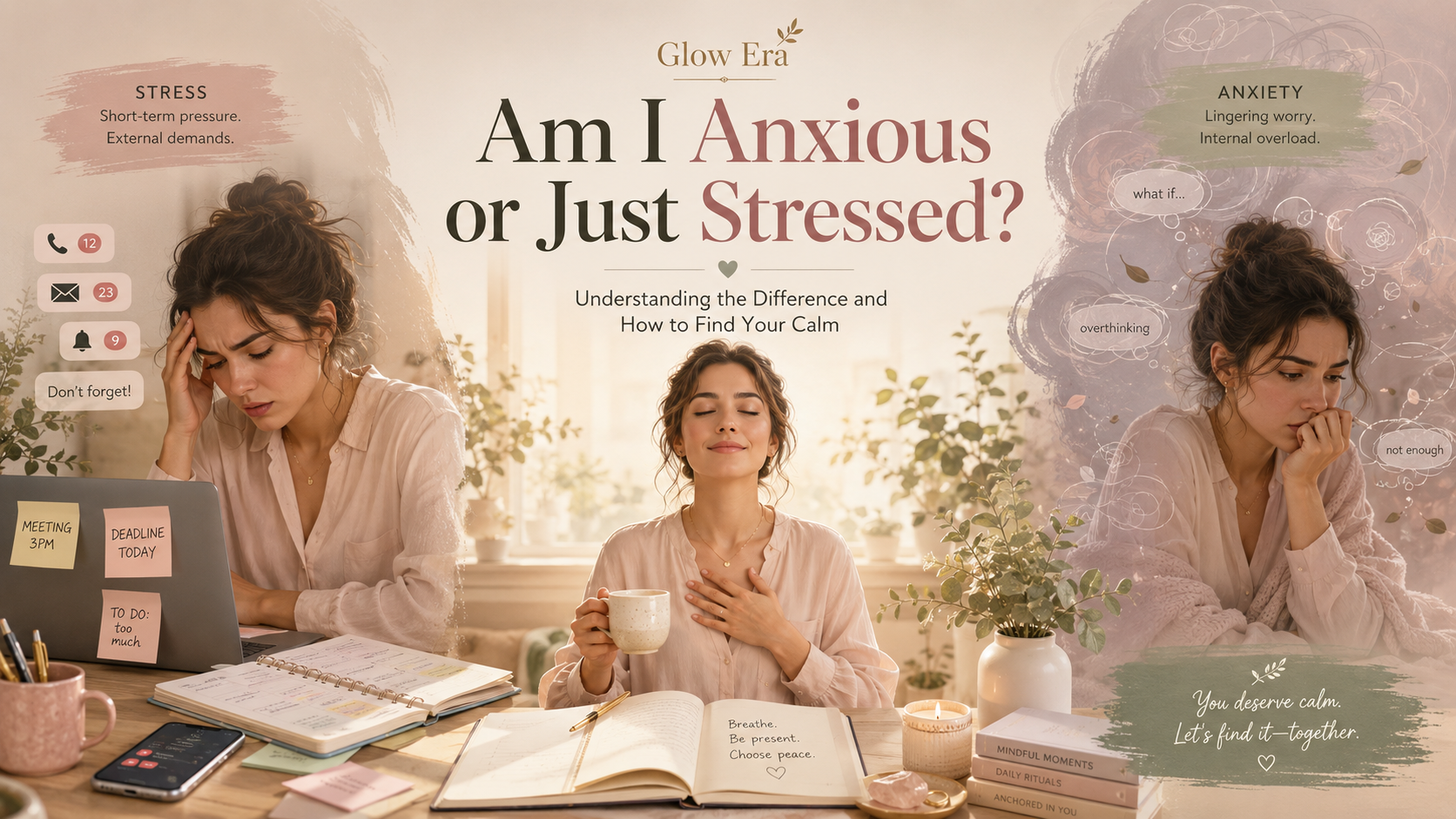 Am I Anxious or Just Stressed? Understanding the Difference and How to Find Your Calm